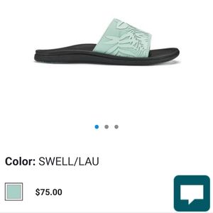 Olukai Punua 'Olu sandal, size 9, in Swell blue